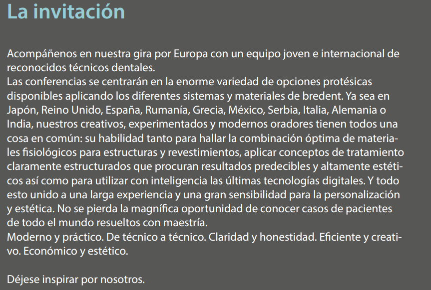 (Información sobre descuento a colegiados en la sección privada y en los correos electronicos.)